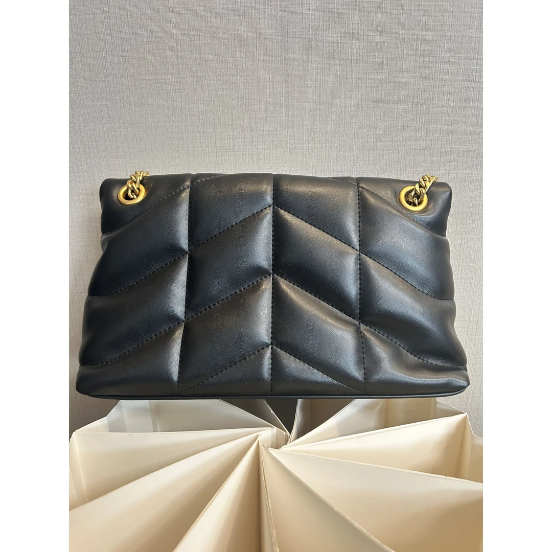 TOLEX2025新款时尚百搭云朵手工女包黑色29.5cm