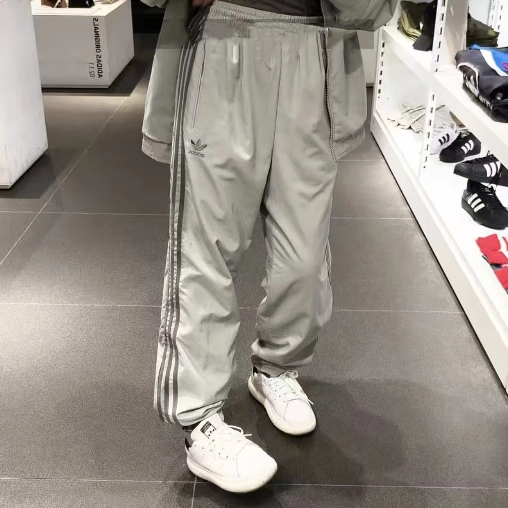 【商场撤柜】男女同款休闲百搭刺绣长裤宽松