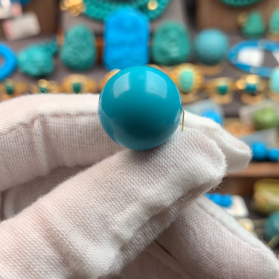 绿松石未镶嵌发饰16.9mm