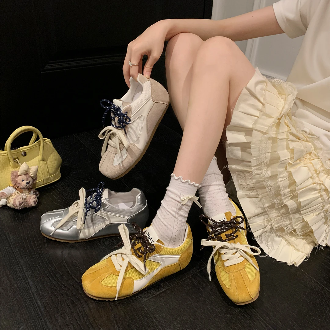 「稳叔」小蛋挞【增高5cm】内增高户外休闲运动鞋透气女百搭