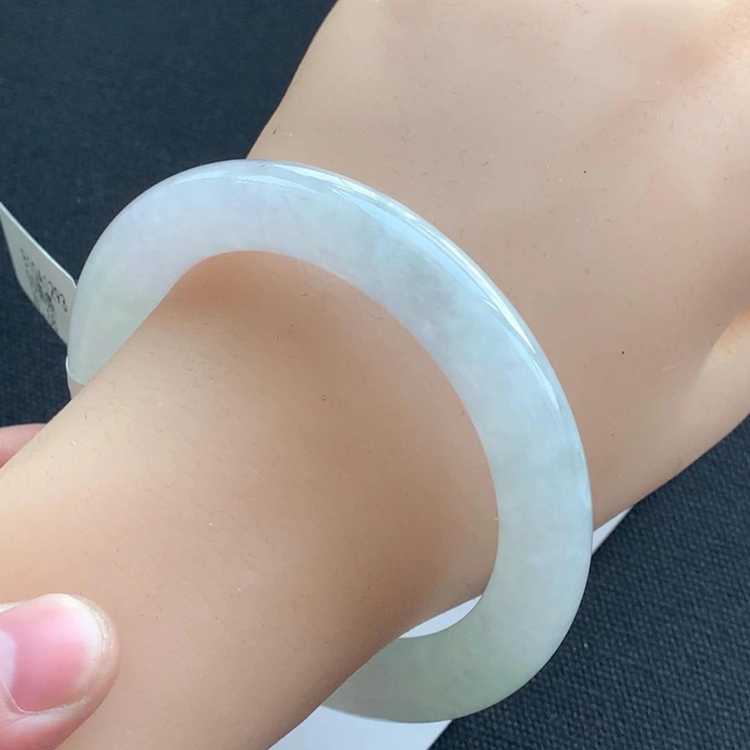 翡翠未镶嵌手镯22号55圆