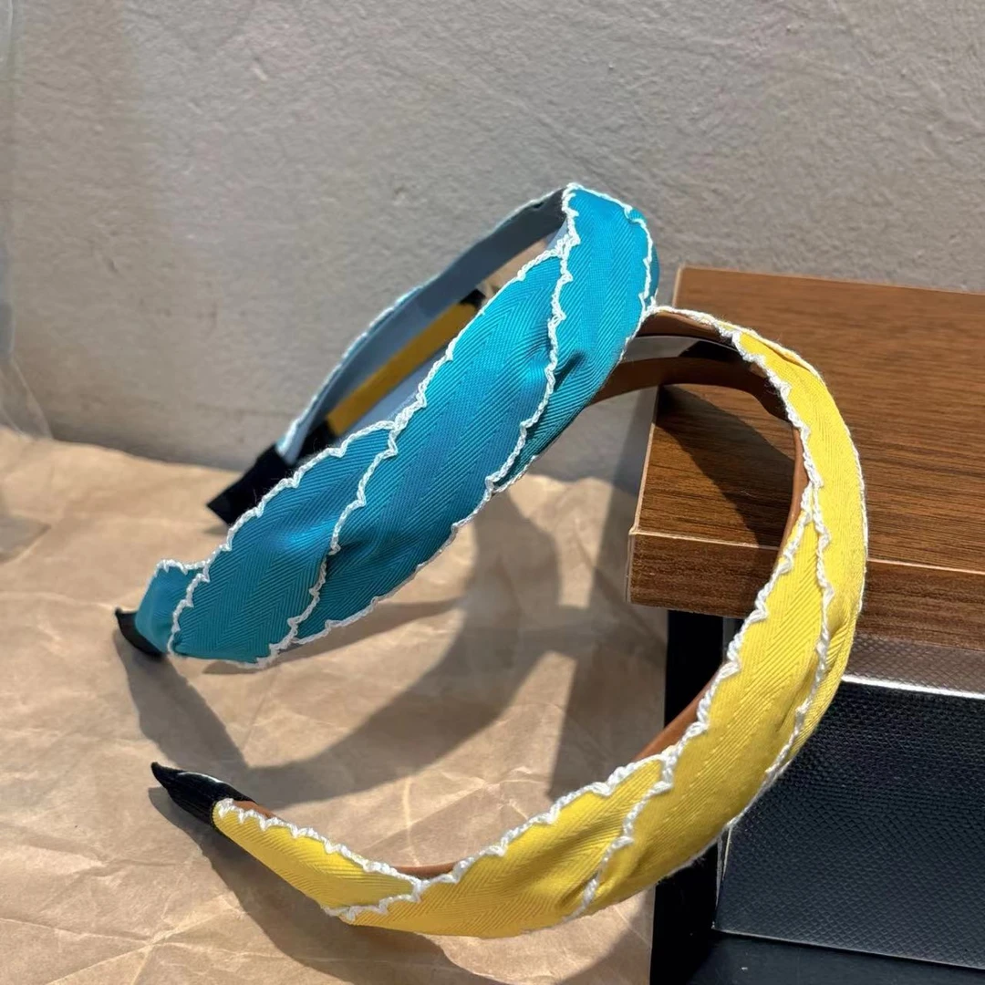 韩系时尚拼接发箍F70