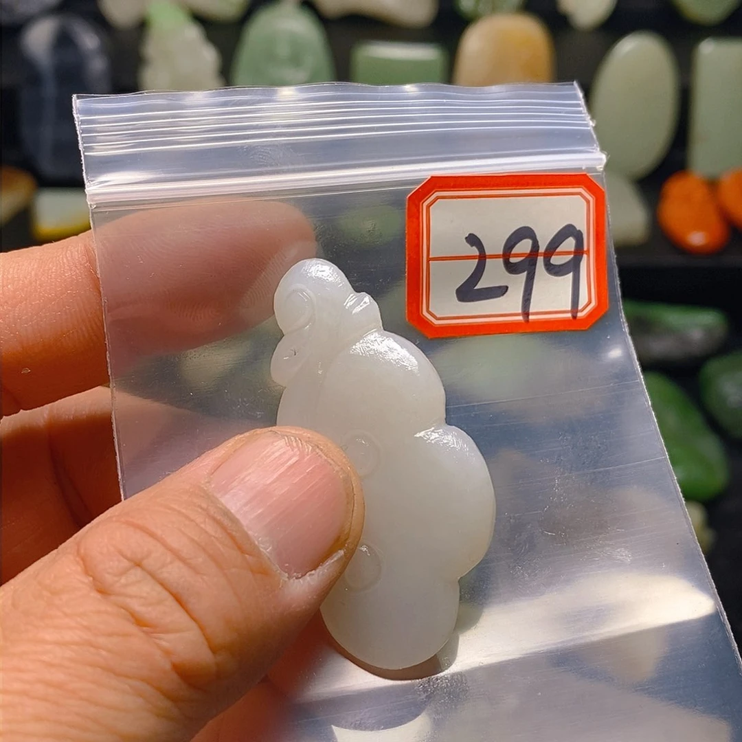 未镶嵌和田玉（糖玉）珠宝半成品御***清