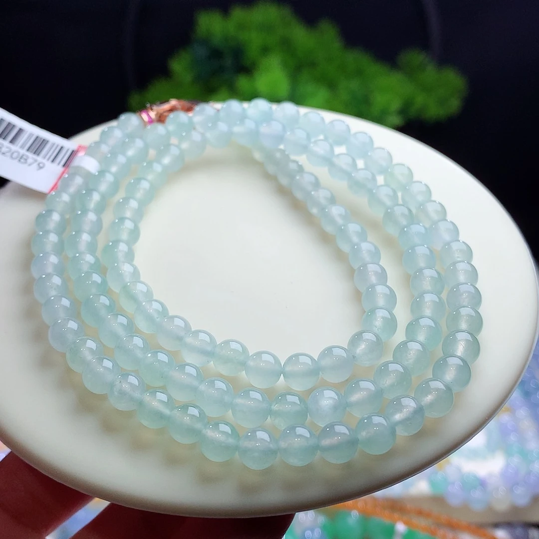 项链未镶嵌翡翠卡6mm