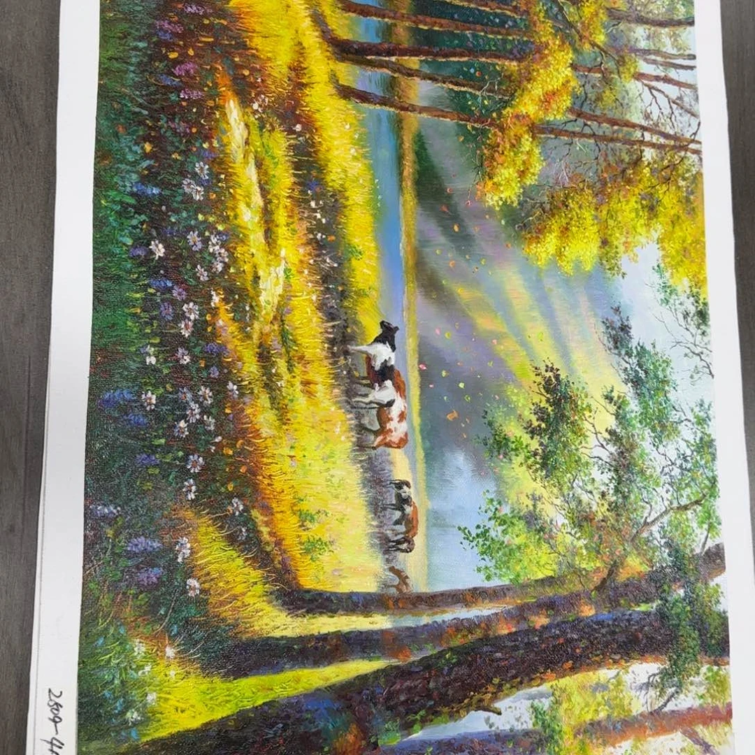 油画你在我心里是个