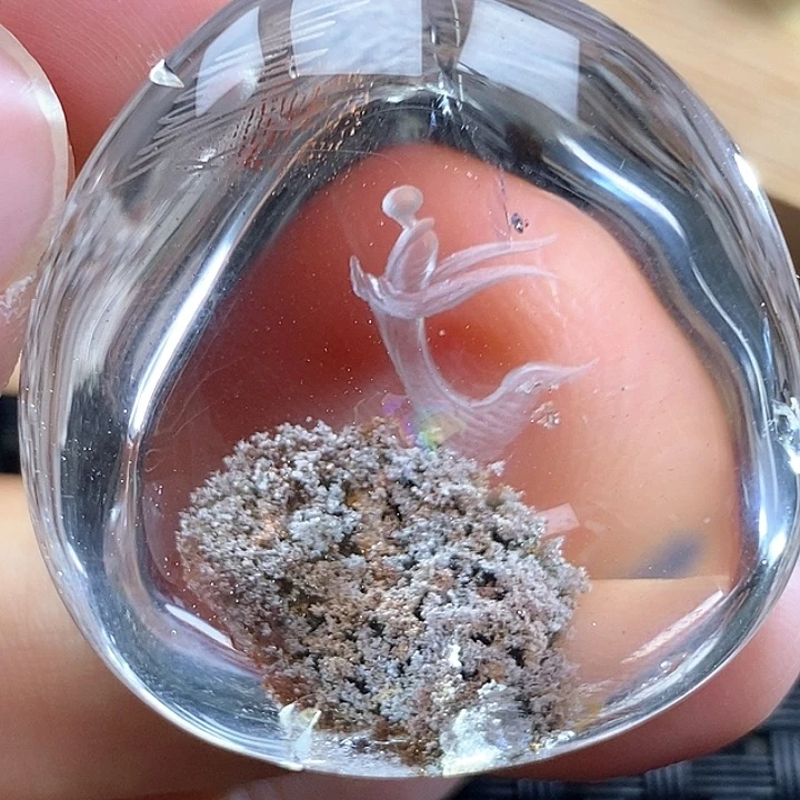 未镶嵌吊坠(不含链)水晶9*k