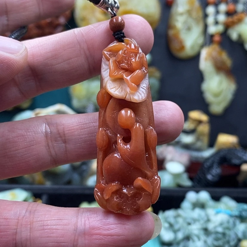 【闪购商品】蛇纹石玉吊坠未镶嵌