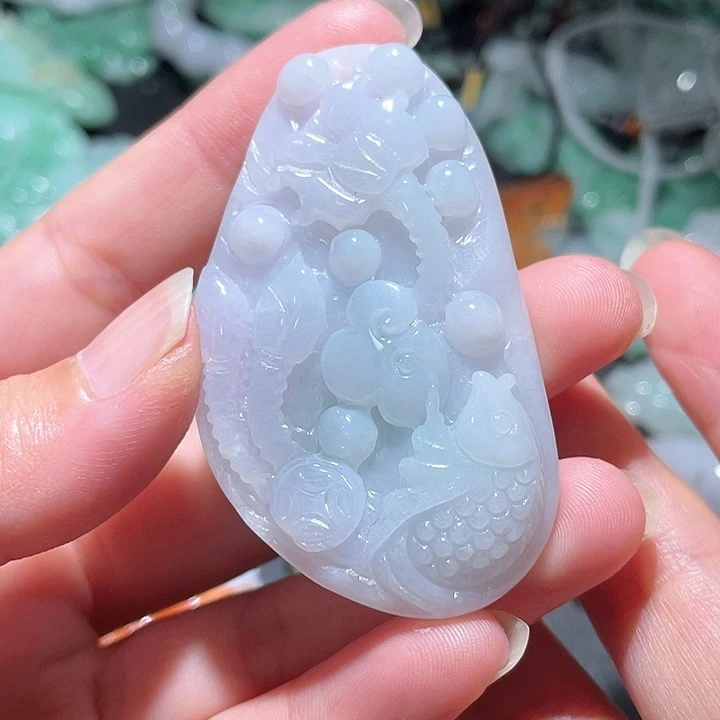 颈饰未镶嵌翡翠天