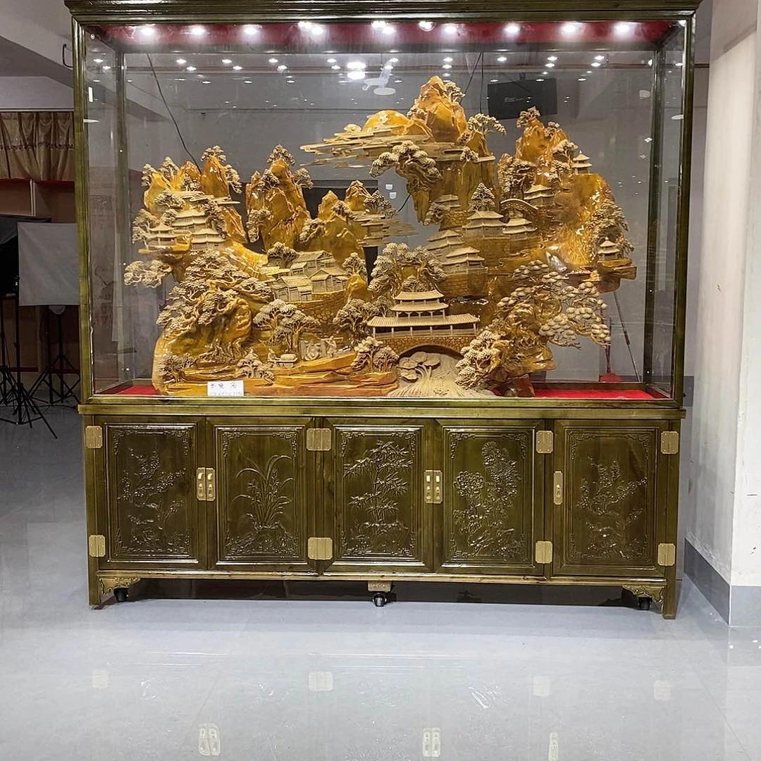 金丝楠姜*舰金丝楠小叶桢楠摆件