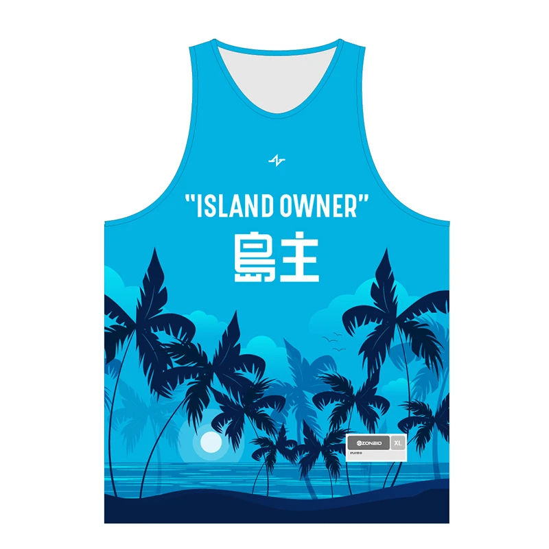 岛主island owner x ZONEiD 单层单面背心上衣