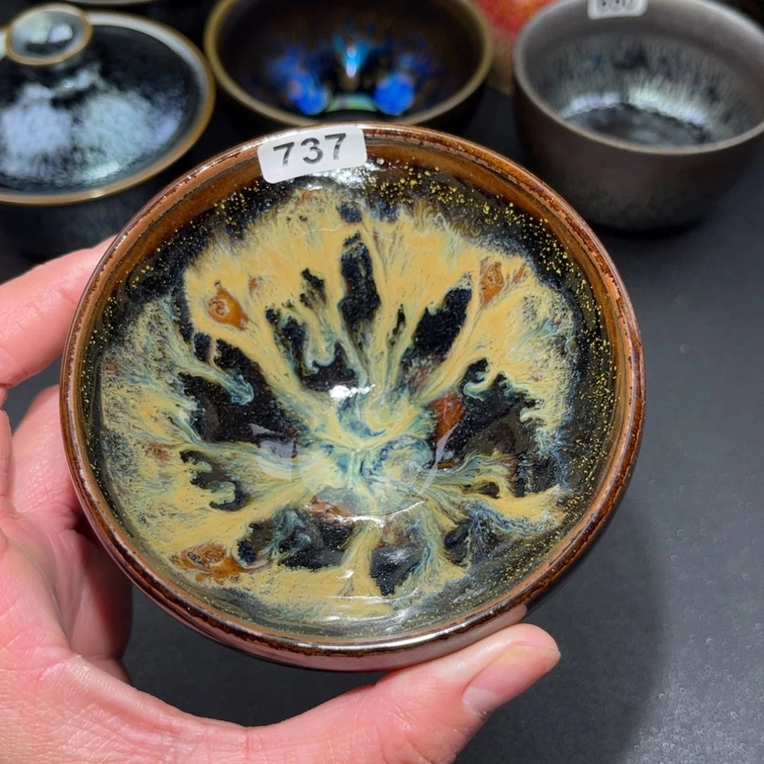 茶盏737 建盏单盏太好看了吧……