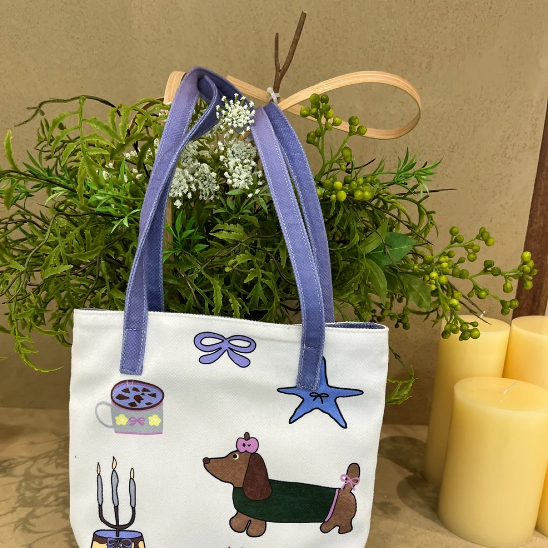 帆小包·《礼物小狗》小众原创设计大容量单肩水桶包休闲百搭通勤