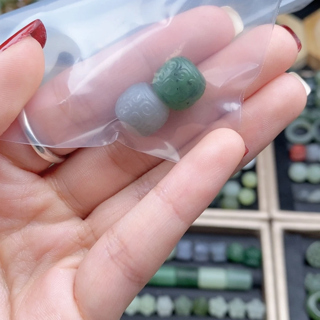 和田玉（糖玉）配珠未镶嵌