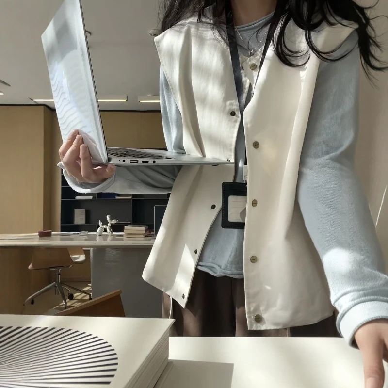 日系复古无袖马夹外套女2025秋季新款针织衫叠穿上衣两件套ins