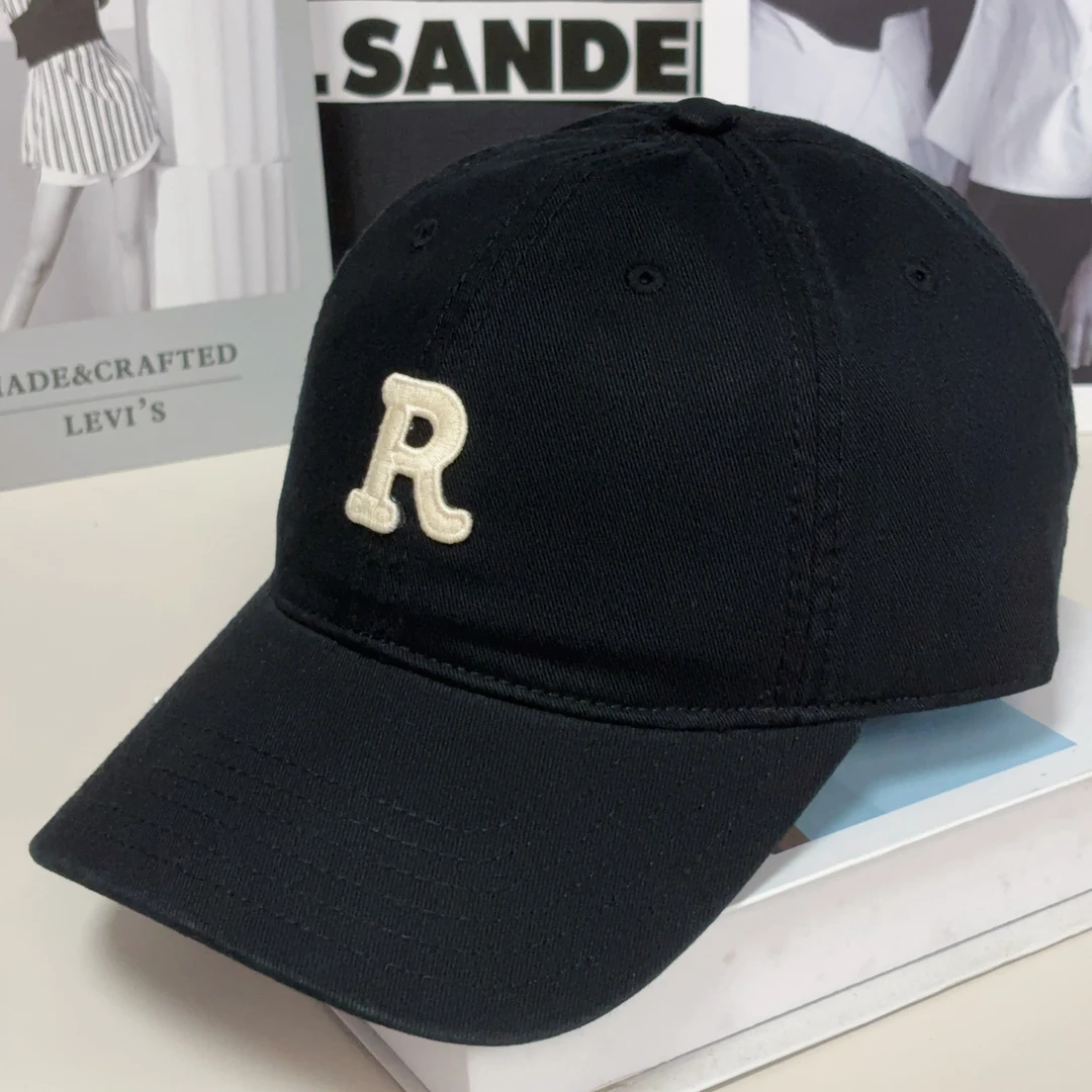 【R版高品质】新款纯棉棒球帽时尚百搭棒球帽舒适透气情侣款鸭舌帽