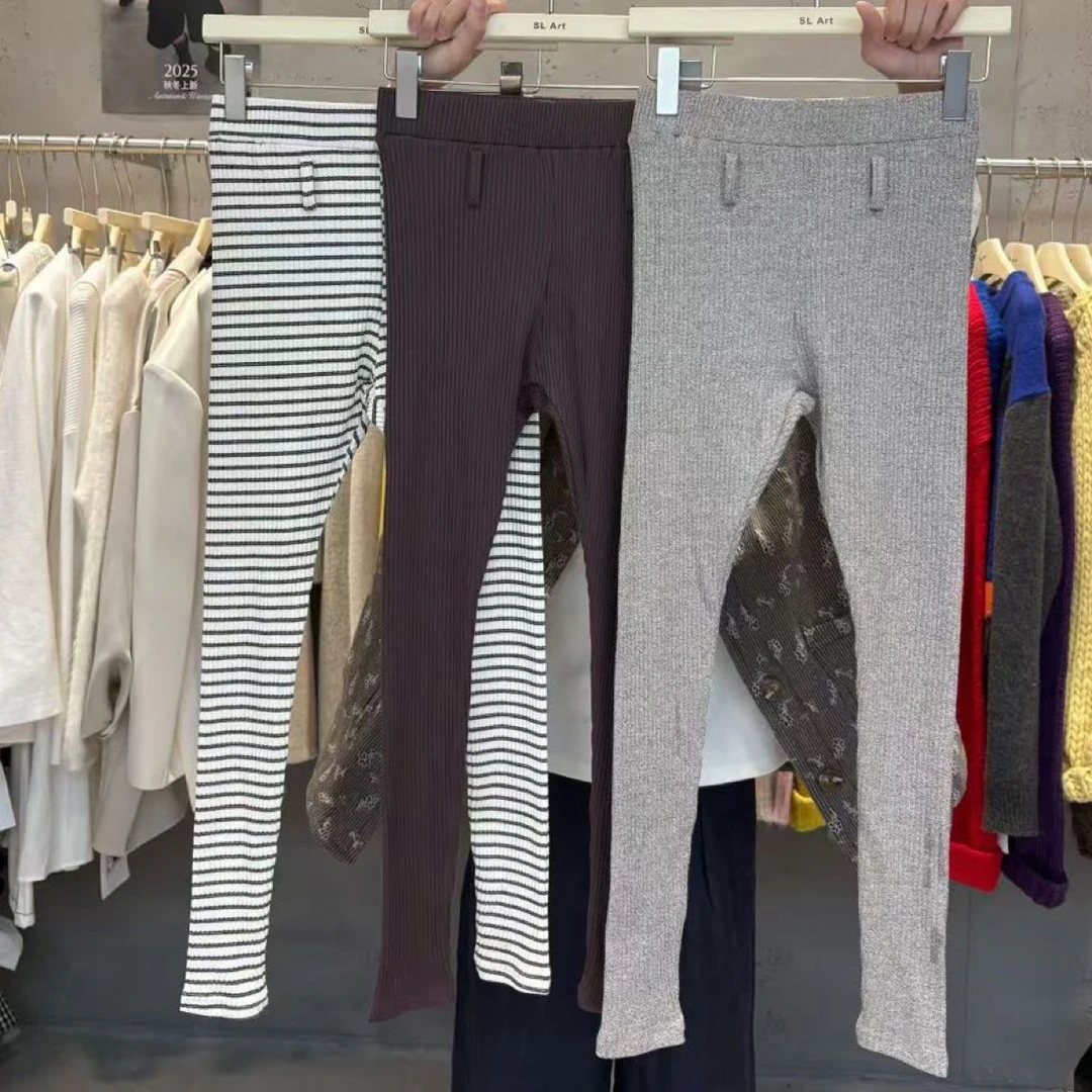 SL Art 坑条磨毛高级打底裤(82852)