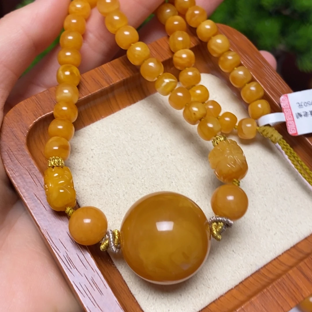 【闪购商品】未镶嵌蜜蜡手链手串
