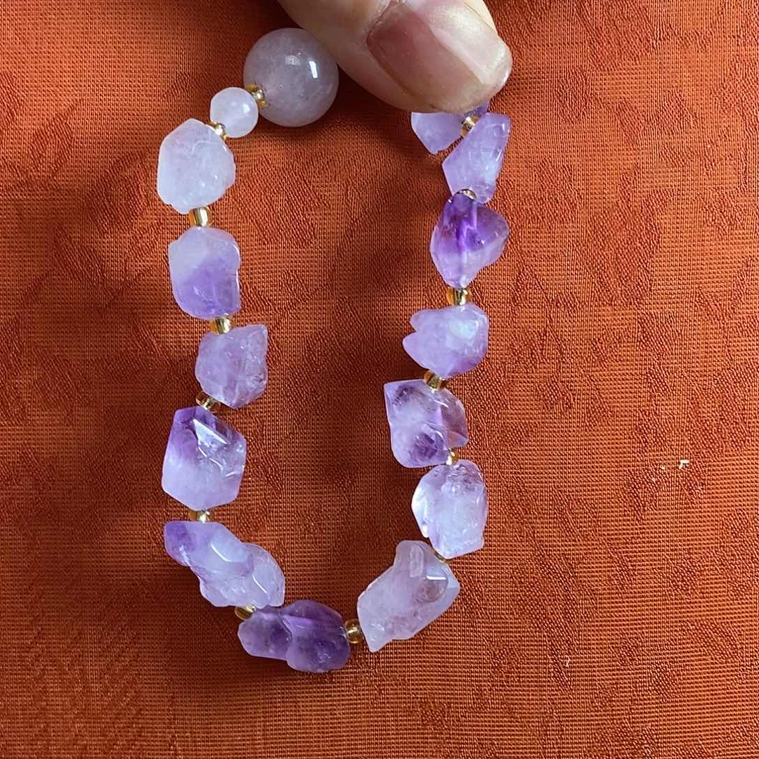 紫晶手绳未镶嵌手串