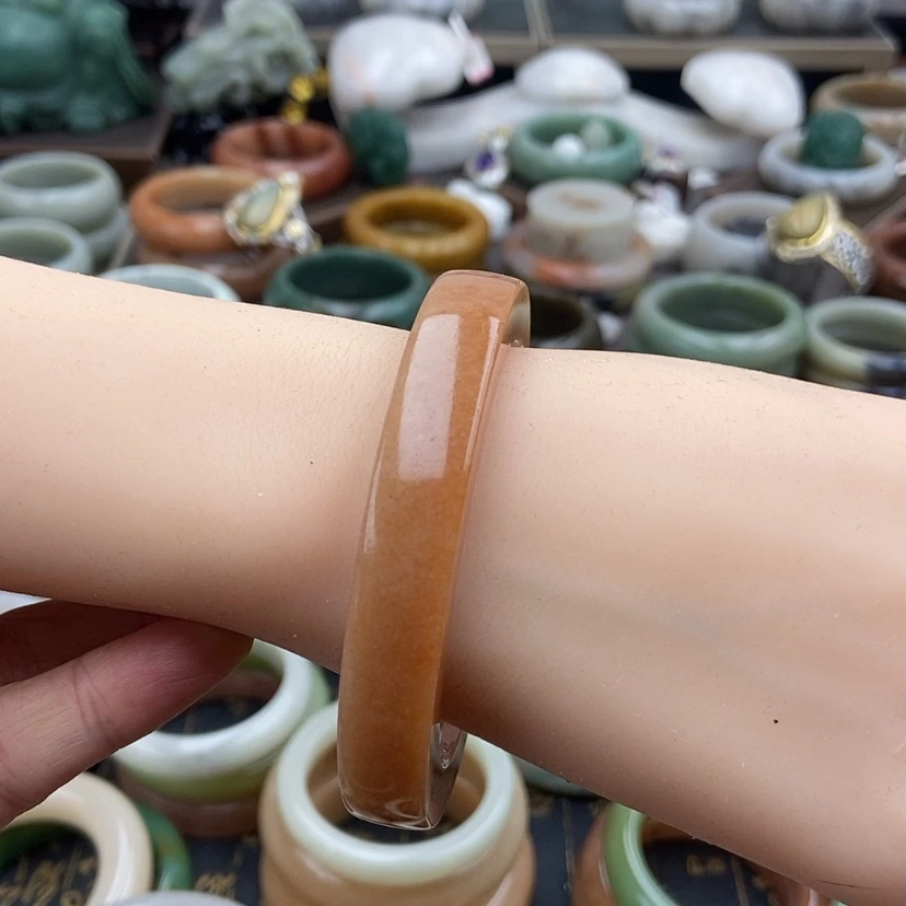 【闪购商品】石英质玉手镯58未镶嵌