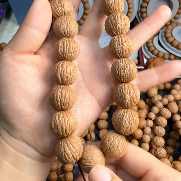 手串猴头核桃原皮原色
