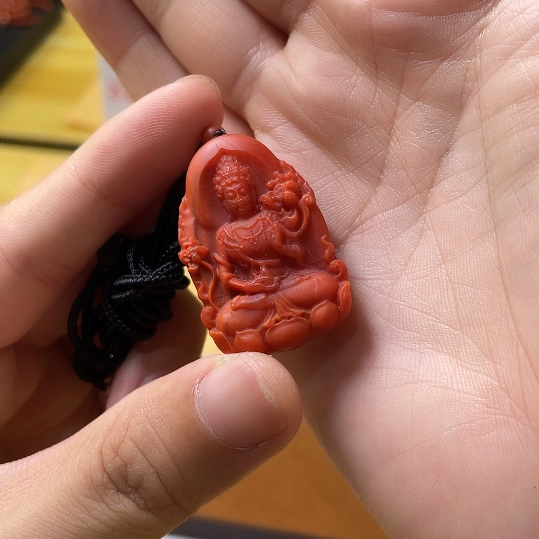 南红玛瑙未镶嵌颈饰五岔路