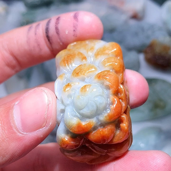 翡翠未镶嵌颈饰保真天然a货翡翠