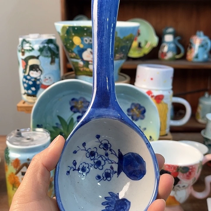 陶景德镇釉下手绘陶瓷
