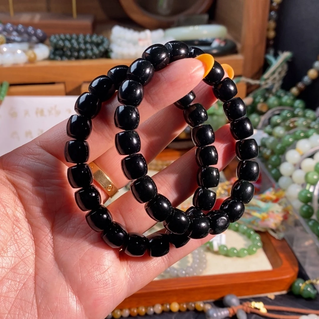 和田玉未镶嵌手链拍一发一