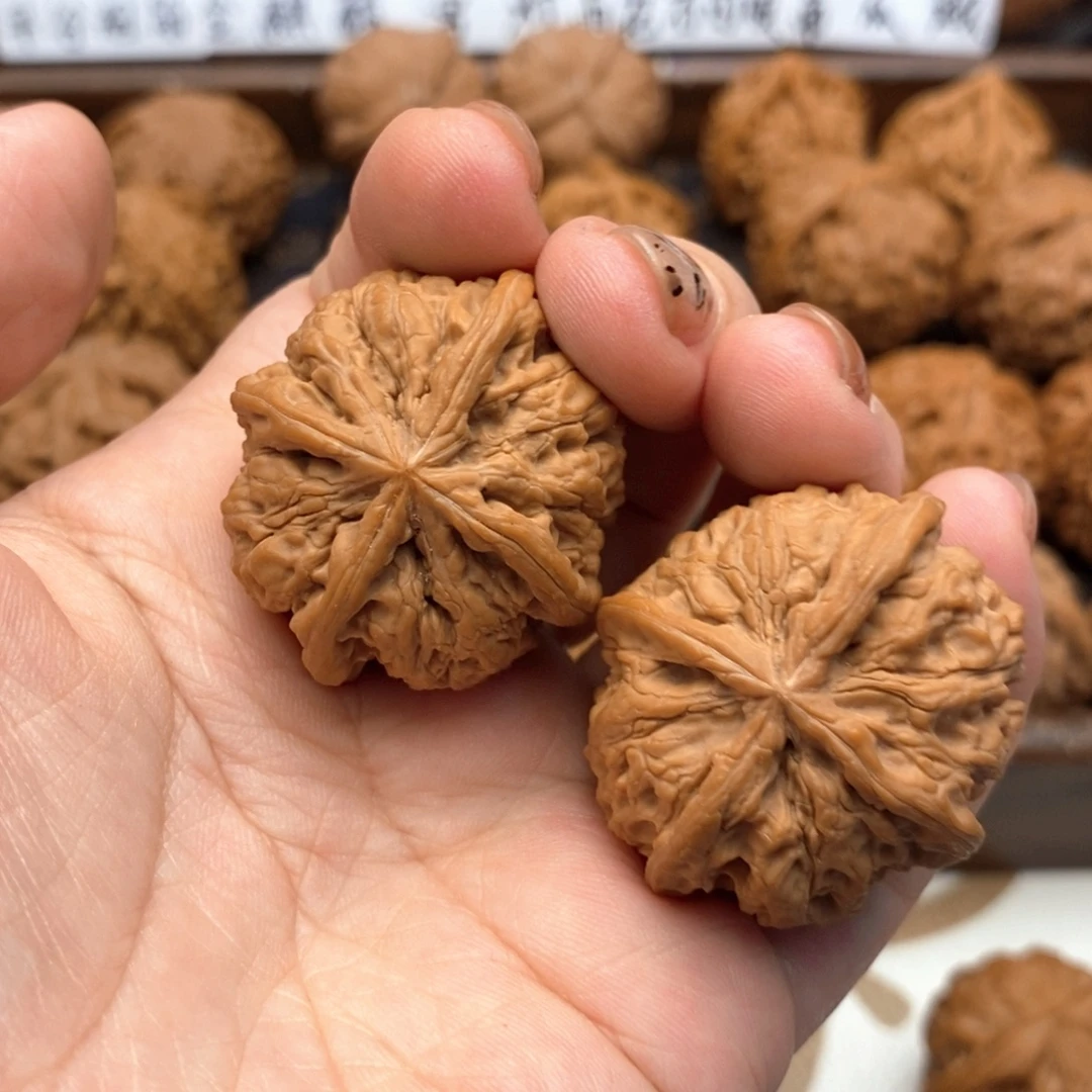 9***7把件文玩核桃187号雨花石正四