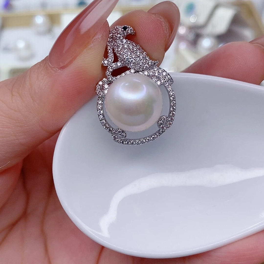 未镶嵌淡水珍珠吊坠(赠链)