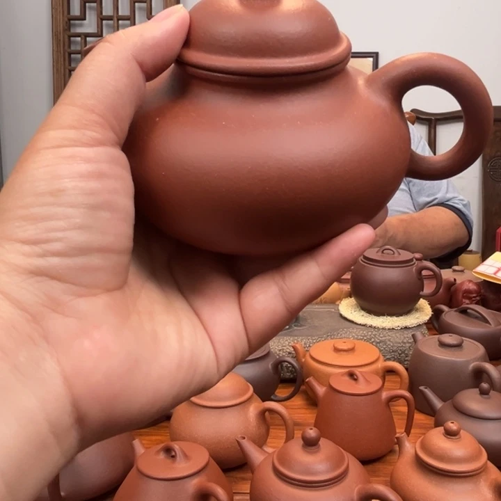 紫砂容天降坡泥手工制作