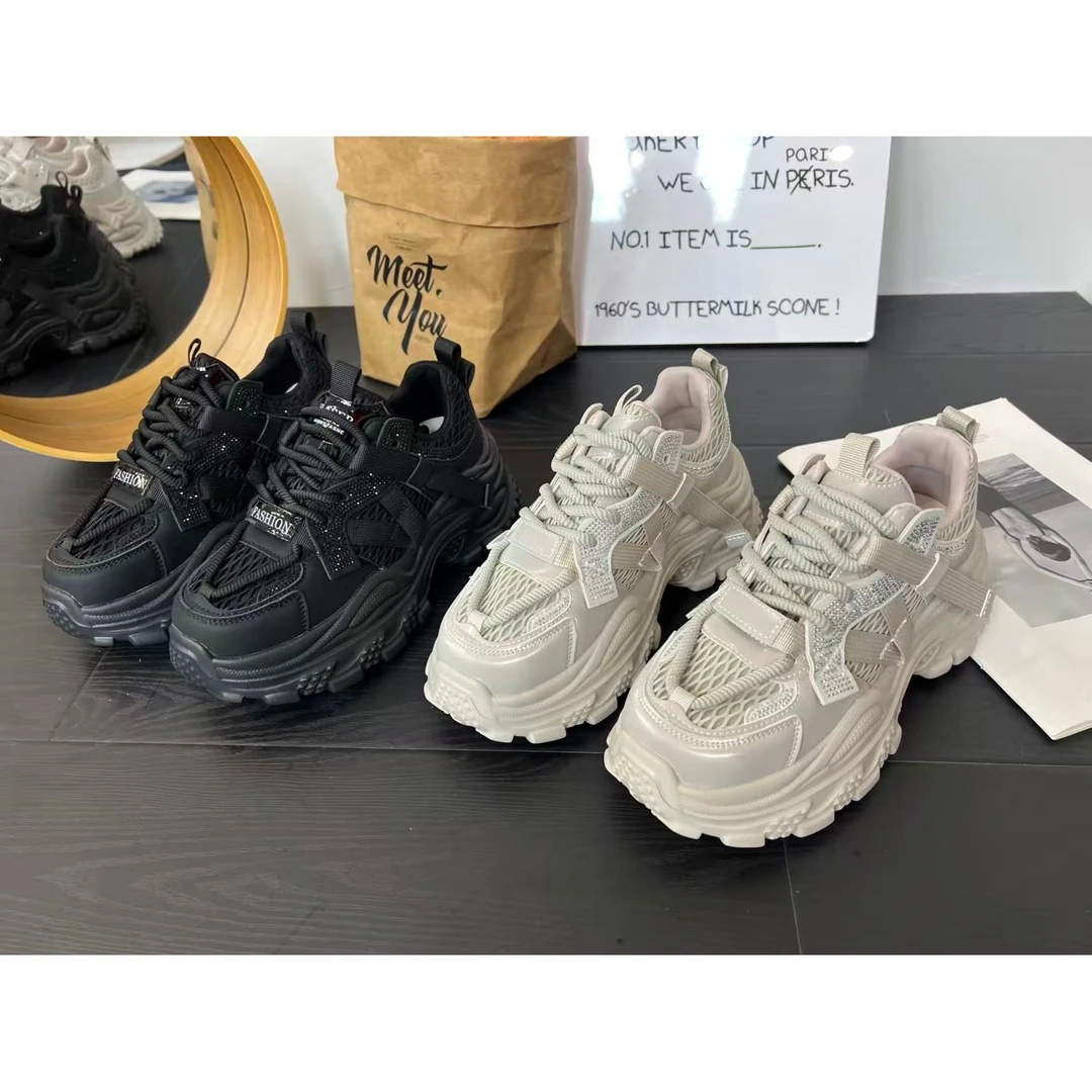 厚底增高老爹鞋软底休闲运动女鞋26182