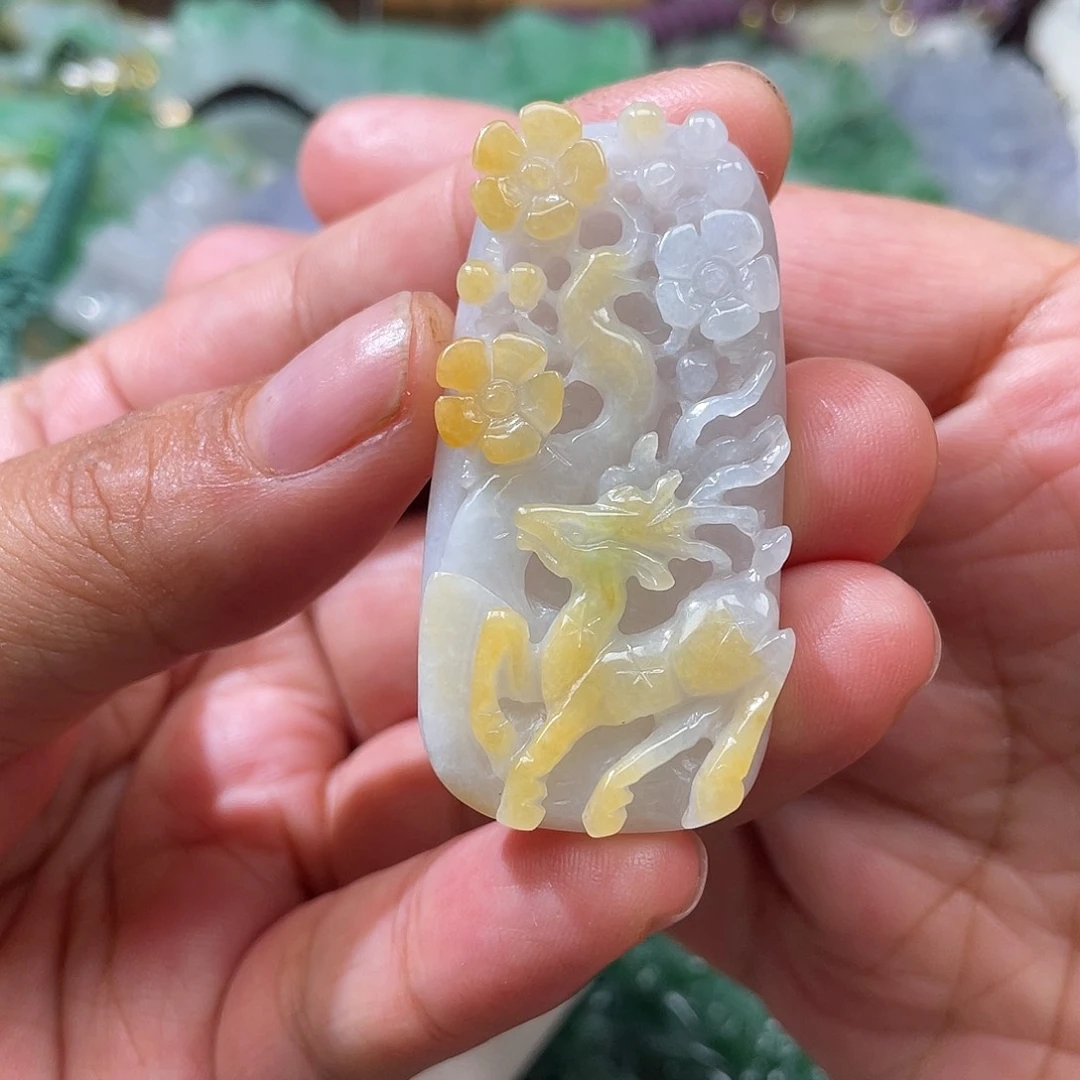 颈饰未镶嵌翡翠翡玉缘翡翠