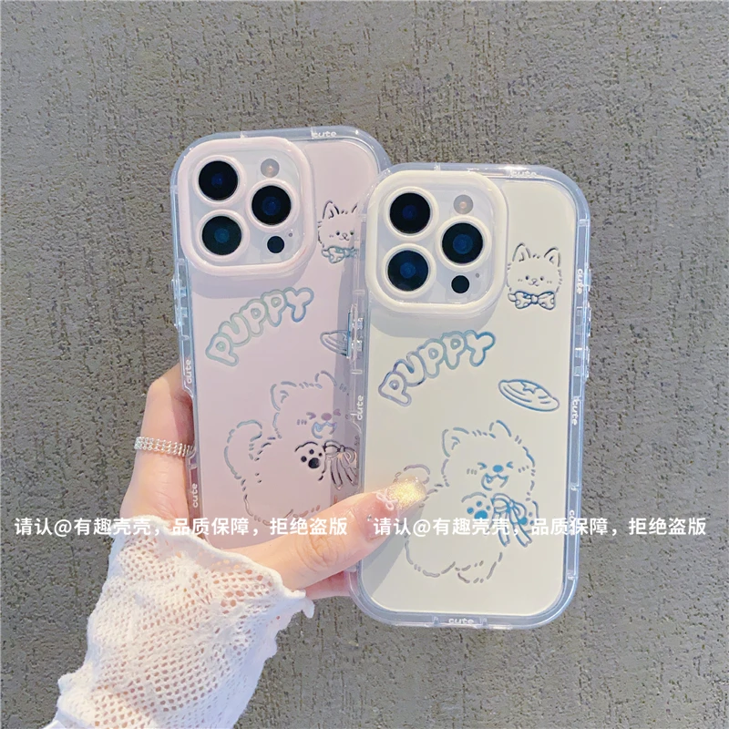 镜面奶油壳适用苹果16/iPhone/华为荣耀/OPPO/VIVO/小米手机壳潮