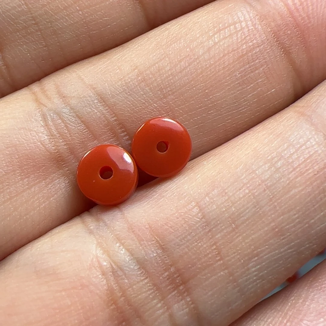 南红玛瑙隔片未镶嵌