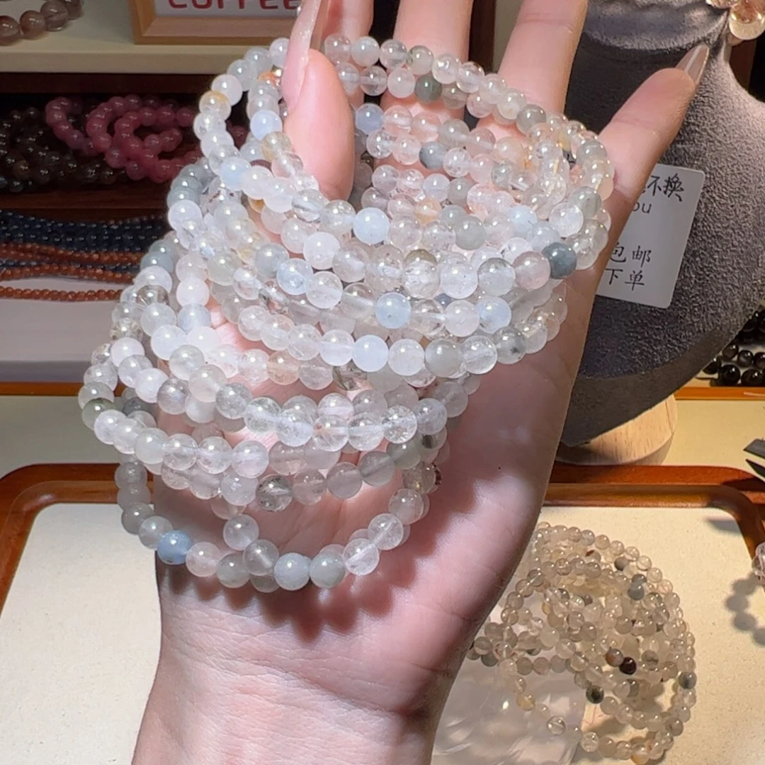 水晶手链合金兔毛福利5+C11（一组2条）