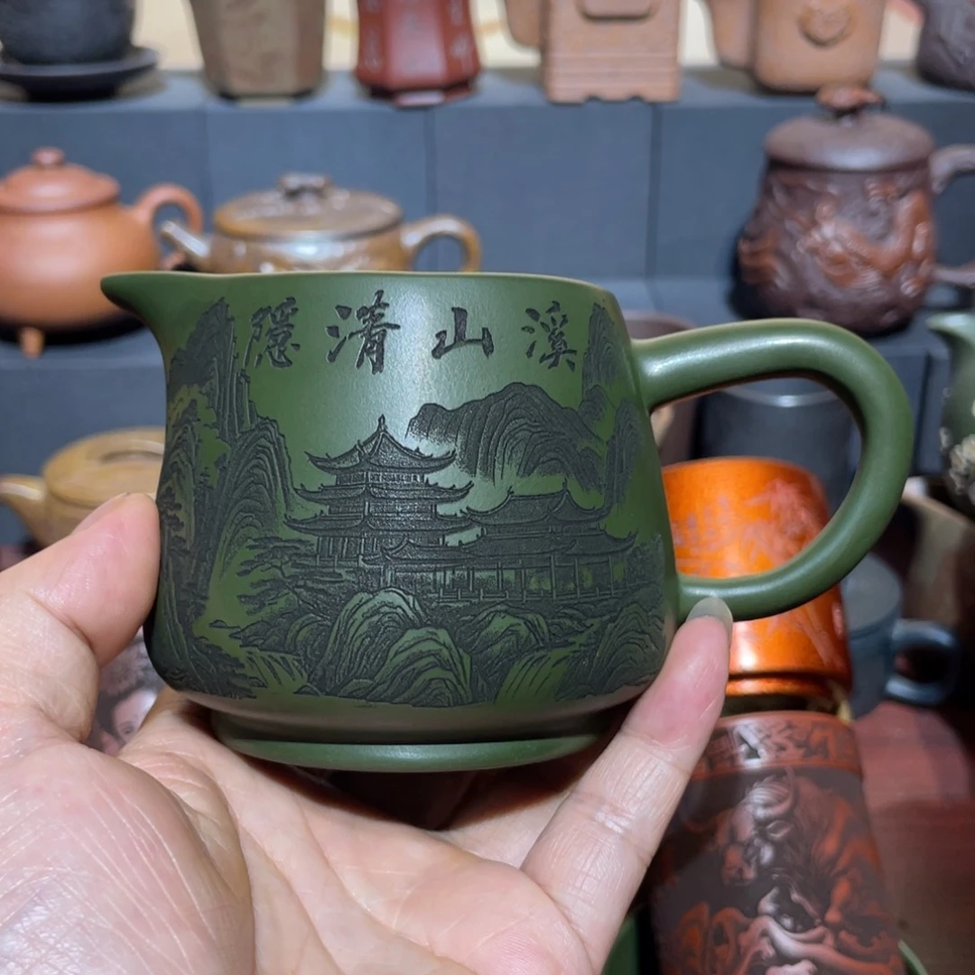 原矿紫砂手工主人杯