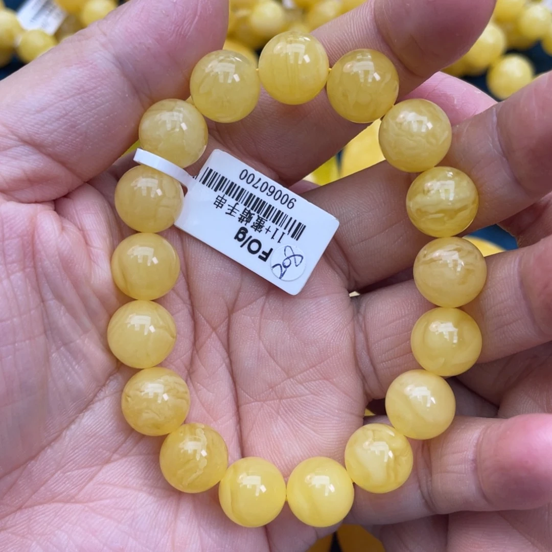 琥珀裸石未镶嵌琥珀蜜蜡11m m