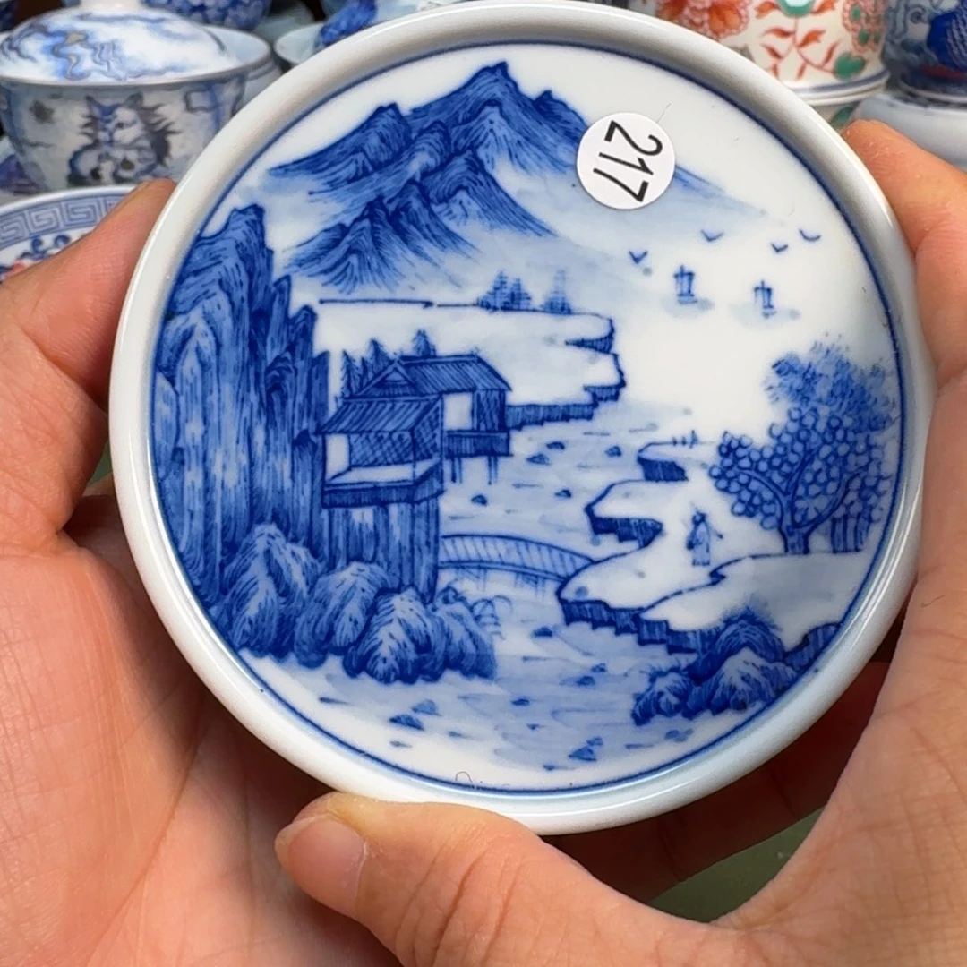 陶瓷景德镇纯手绘茶具圆圆217