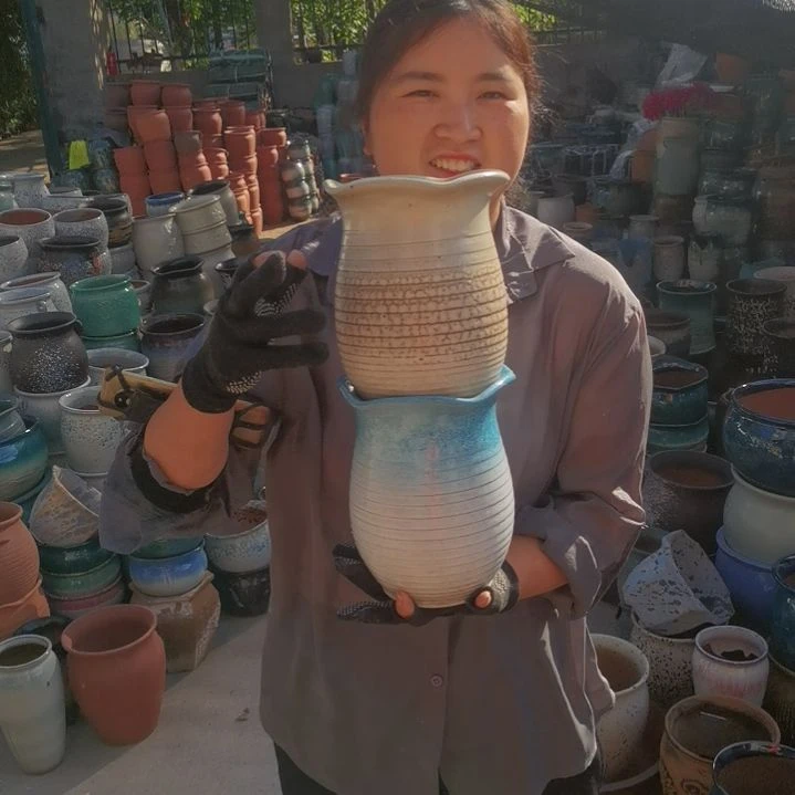 口16高20瑕疵两个盆子