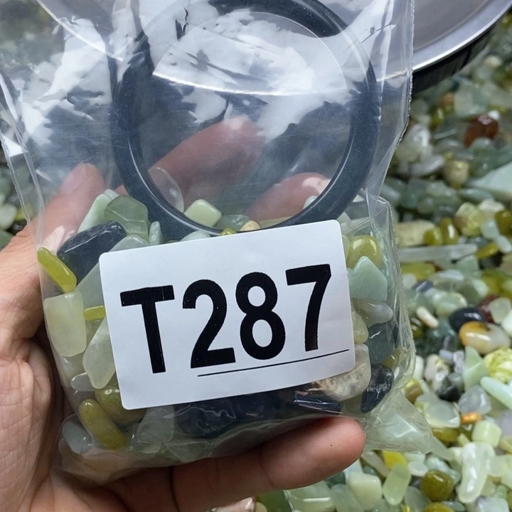 蛇纹石玉未镶嵌鱼缸石