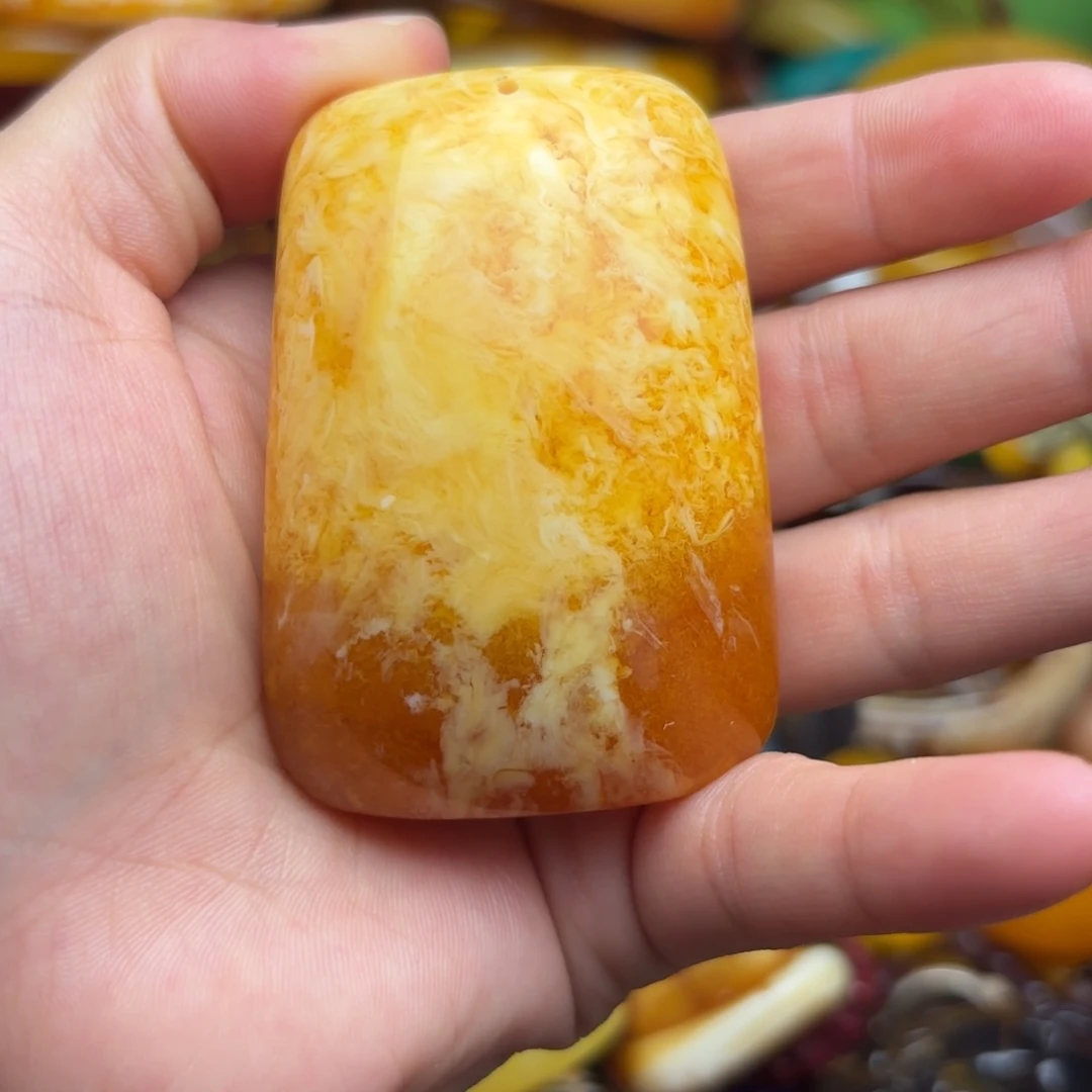 未镶嵌琥珀手串来*蜜蜡