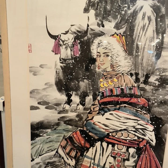 国画8平尺人物画作