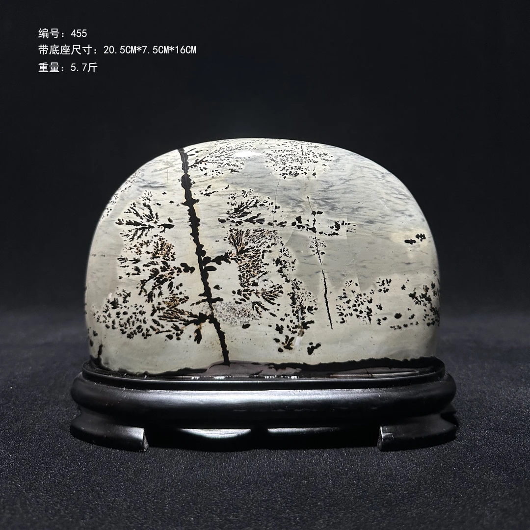 广西国画石柳州草花石办公室桌面摆件观赏石创意天然奇石玄关原石