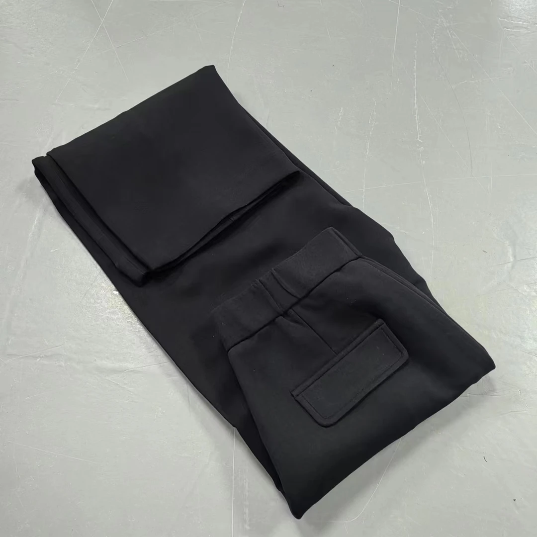 【南油玲姐】黑色休闲裤8836