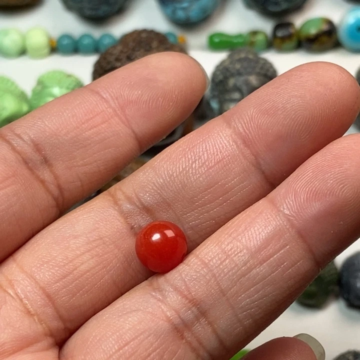 南红玛瑙未镶嵌颈饰