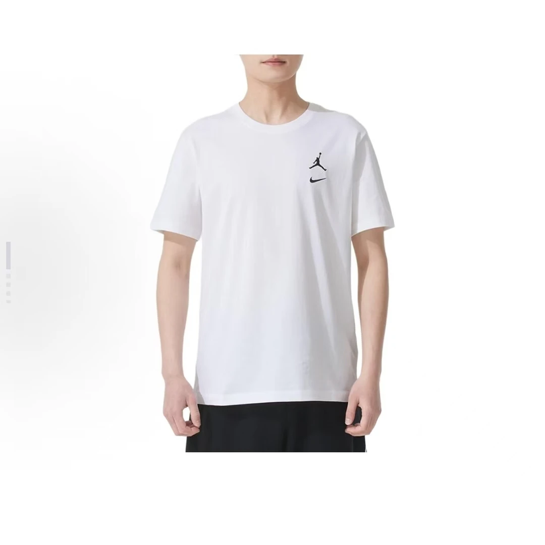 Jordan SS25 时尚舒适透气短袖T恤 男款 白色 IB8915100