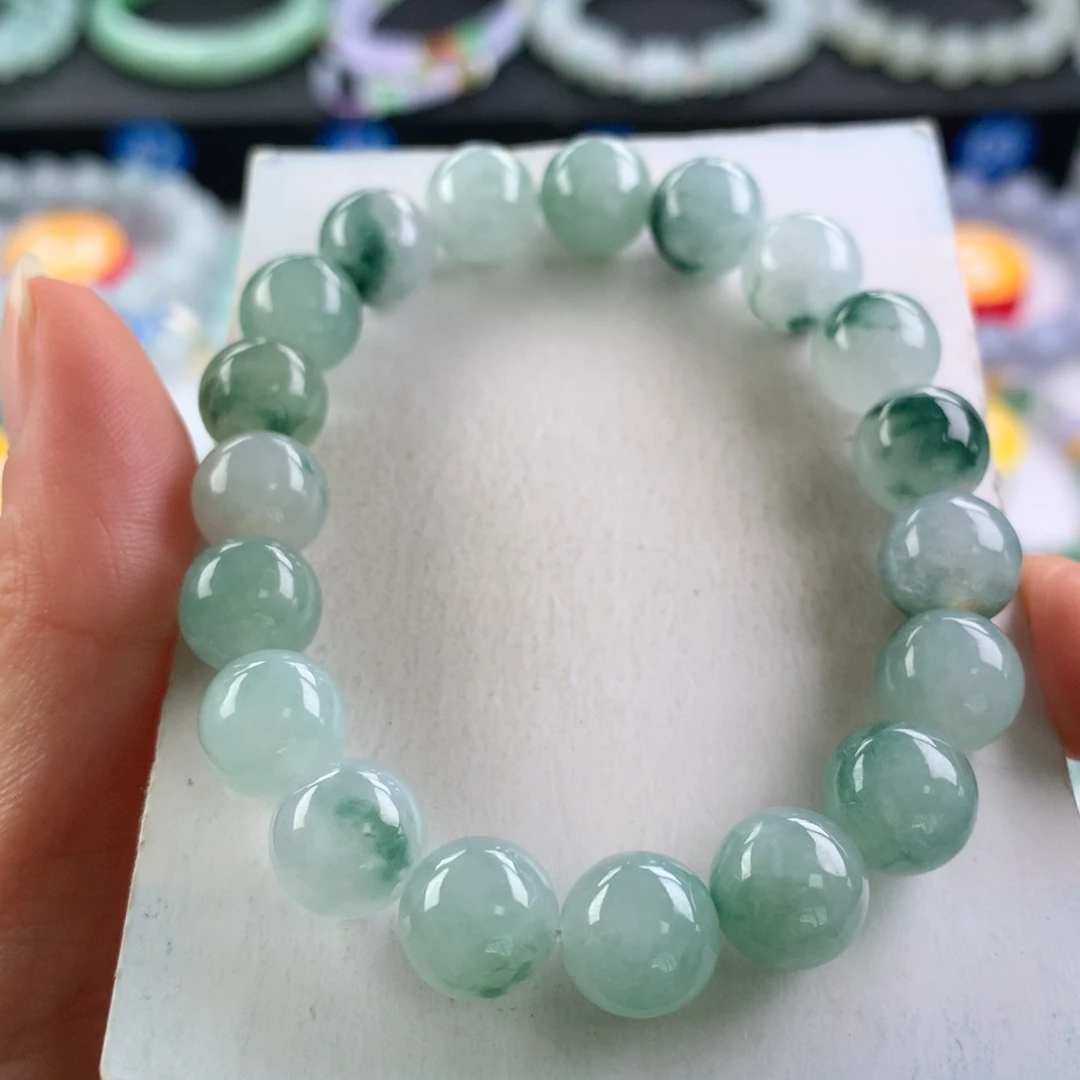 翡翠未镶嵌手链卡10