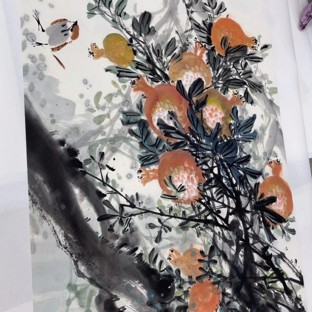 国画韦建老师作品欣赏