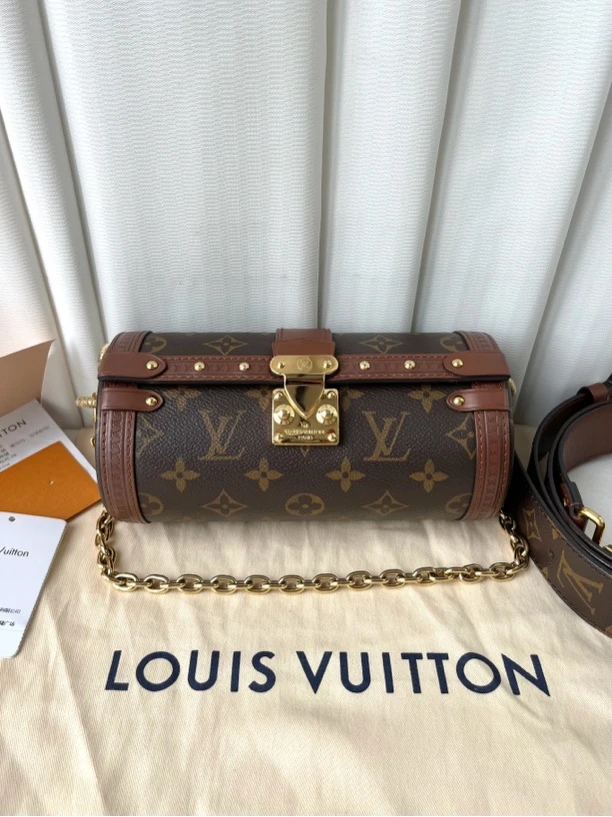 99新 LouisVuitton/路易威登 LV全原老花巴比龙手提单肩斜挎包